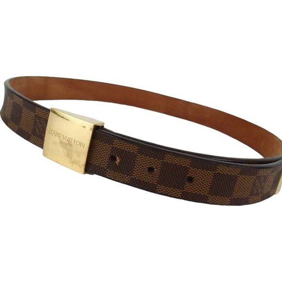564222AN (S3) Louis Vuitton Belt Centurion Carre 90/36 Brown Damier main image 9